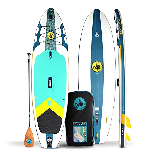 Body Glove Cruiser+ Inflatable Stand Up Paddle Board Package…