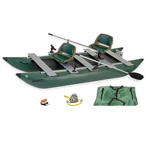 Sea Eagle 375fc FoldCat Inflatable Fishing Boat - Deluxe Package
